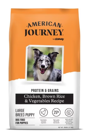 Best Large Breed Puppy Food: American Journey Grain Free Large Breed Puppy Chicken & Sweet Potato - Best Puppy Foods